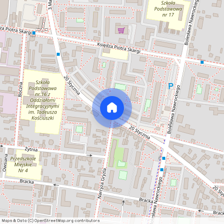 ul. 20 Stycznia, Pabianice, pabianicki, łódzkie