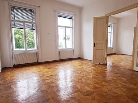 BACHERPLATZ, 187 m2 Stilaltbau, 4 Zimmer, Küche, Wannenbad, Parketten, WG-geeignet, 1. Stock ohne Lift - Foto 4