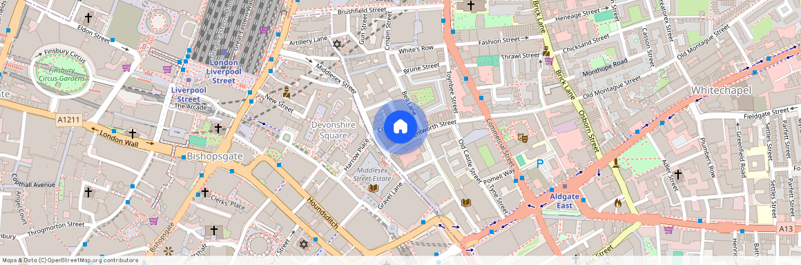 Liverpool street, E1 7TB, London