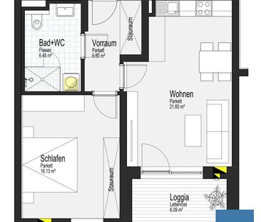 NEUBAU Erstbezug Mietkauf - 2-Zimmer mit Carport, Top 10 im 1. OG - Photo 5