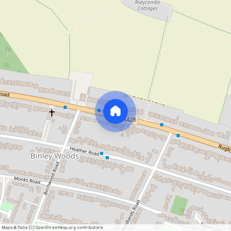 Hugh Road, Coventry, Rugby Road, Binley WoodS, Hugh Road, Stoke