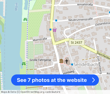 Sendelbach - moderne Dachgeschosswohnung mit Balkon und Einbauküche - Photo 1