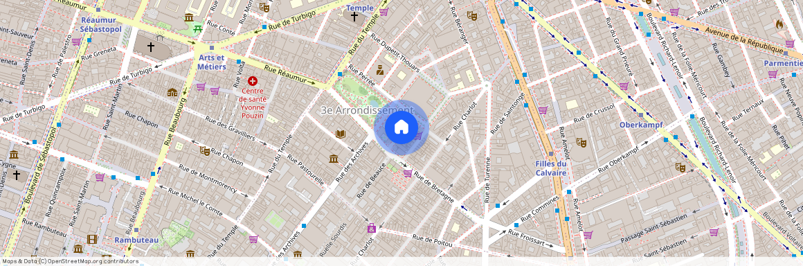 Rue Caffarelli, Francja, Paris