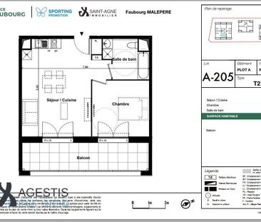 Location Appartement 2 pièces 45m² TOULOUSE 31400 - Photo 3