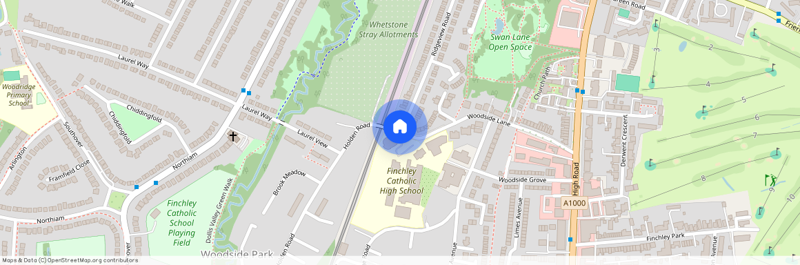 Holden Road, London, Woodside Park