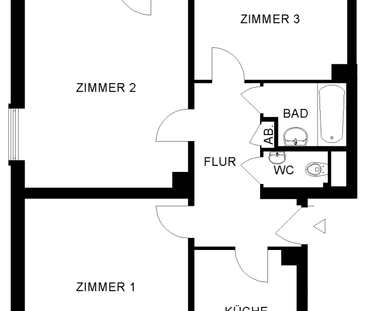 3 Zimmer Wohnung im 1. OG mit Loggia - Foto 5