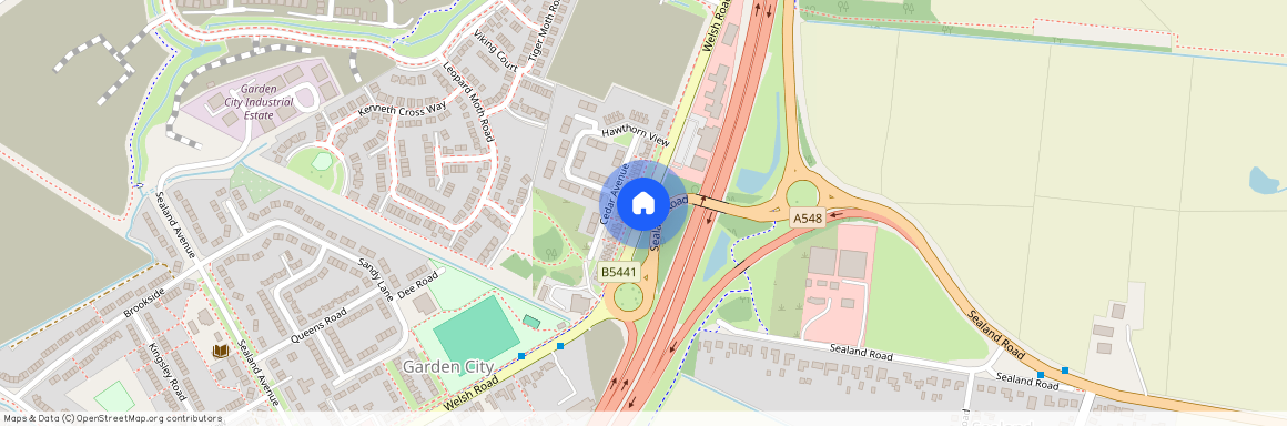 Welsh Road, Garden City, CH5