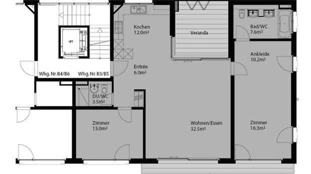 3½ Zimmer-Wohnung in Horgen (ZH), möbliert, auf Zeit - Foto 1