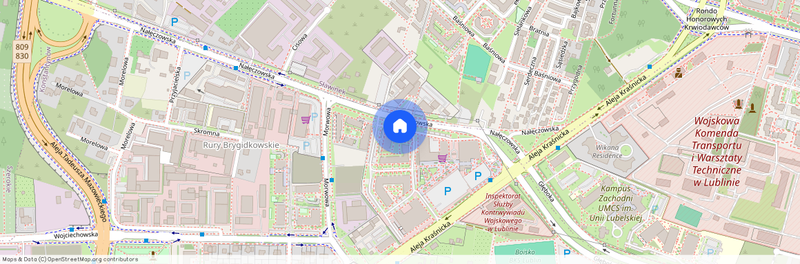 ul. Nałęczowska 18a, Śródmieście, Lublin, lubelskie