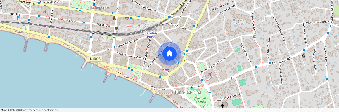 14 Avenue Docteur Fabre Centre ville proche gare SNCF, 06160, Antibes