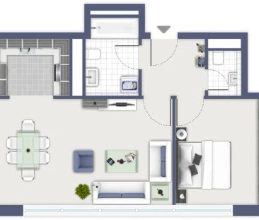 Hafen: Exclusives Apartment oder Wohnbüro gegenüber Landtag-Rheintu... - Photo 2