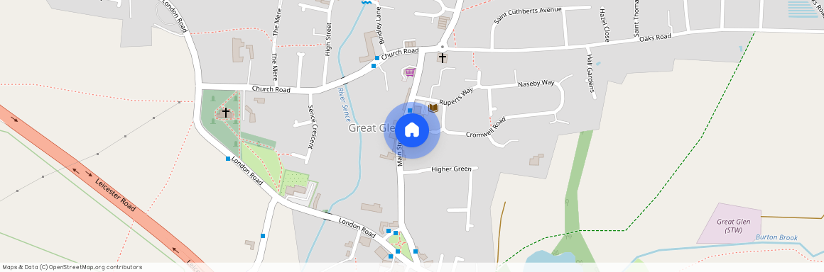 Main Street, Great Glen, Leicester, Leicestershire, LE8