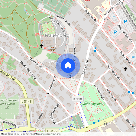 36039, Fulda - Frauenberg Fulda