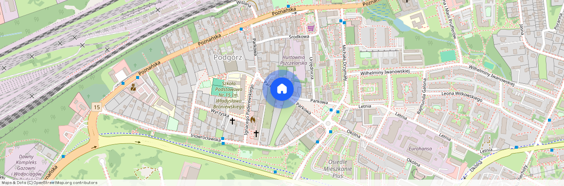 ul. Parkowa, Podgórz, Toruń, kujawsko-pomorskie