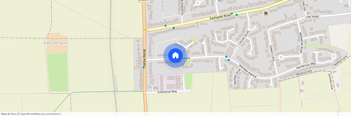 Cliff Avenue, Winterton