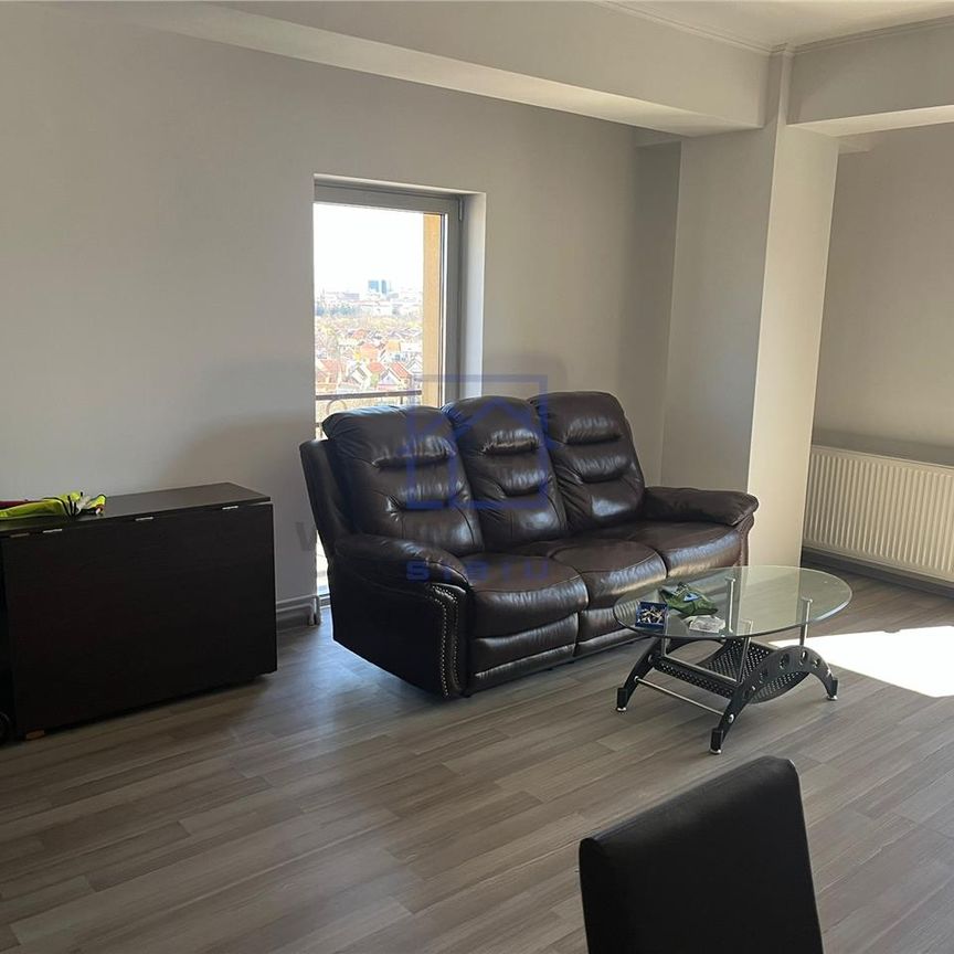 Apartament de inchiriat in Sibiu - 2 camere, etaj intermediar, balcon, parcare privata, zona Metro de inchiriat - Photo 1
