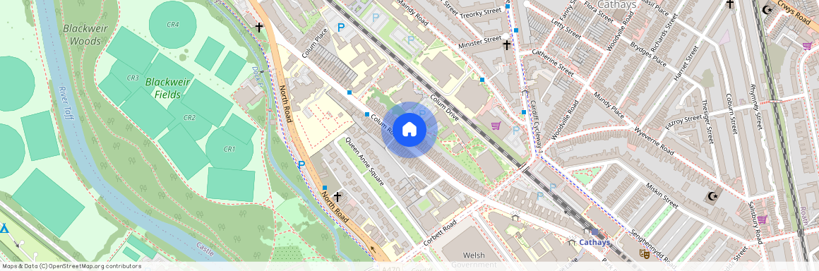 Colum Road, Cathays, Cardiff