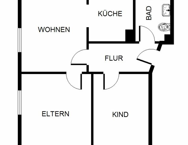 Demnächst frei! 3-Zimmer-Wohnung in Gelsenkirchen Scholven - Photo 1