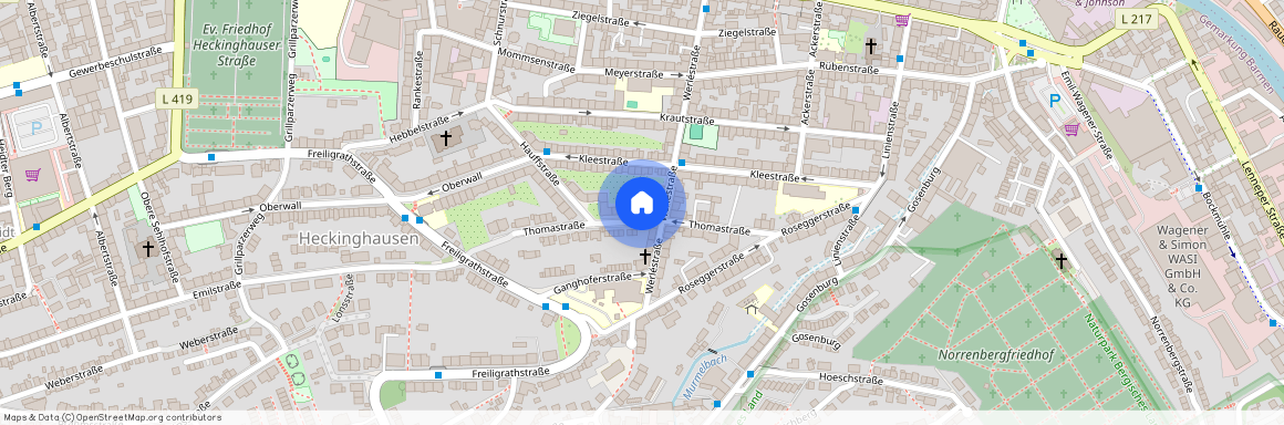 Thomastraße 43, 42289 Wuppertal OT Heckinghausen