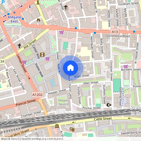 80 Back Church Lane, Twyne House Apartments, London