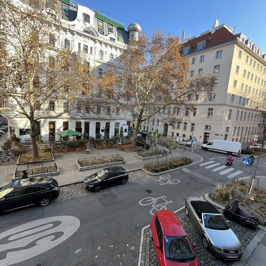 3-Zimmer-Wohnung mit Blick auf den Hugo-Wiener-Platz - zur Miete in 1050 Wien - Foto 1