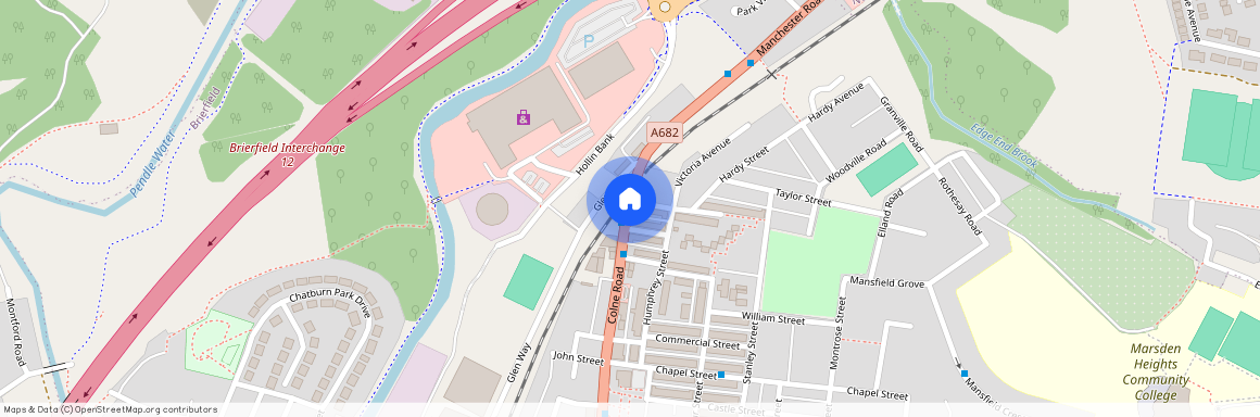 Colne Road, Nelson, Lancashire