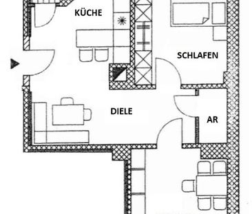 Dresden-Pieschen - Schöne 2-Zimmerwohnung mit offener Küche im Dach... - Foto 2