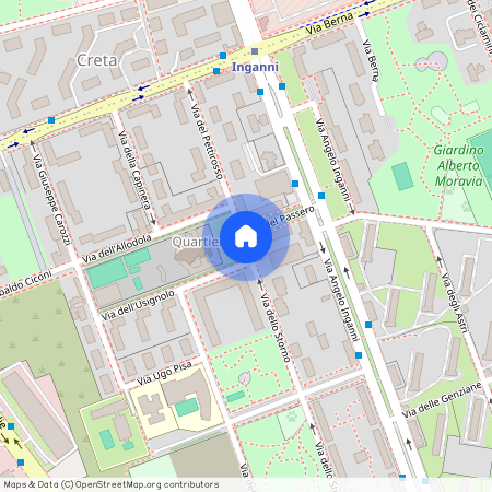 Piazza San Giovanni Battista alla Creta, Milan, Lombardy 20147