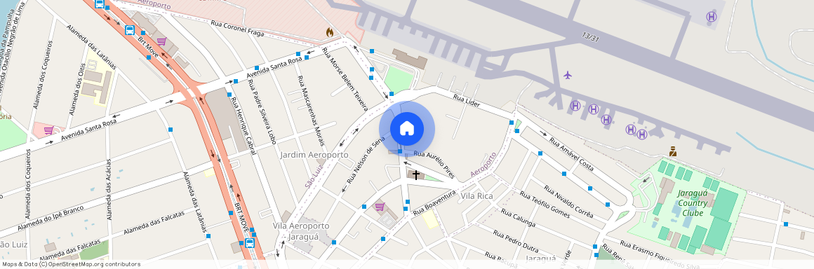 Rua General Aranha, 340 - PROXIMO AO AEROPORTO PAMPULHA - Pampulha, Belo Horizonte, Minas Gerais, 31270400