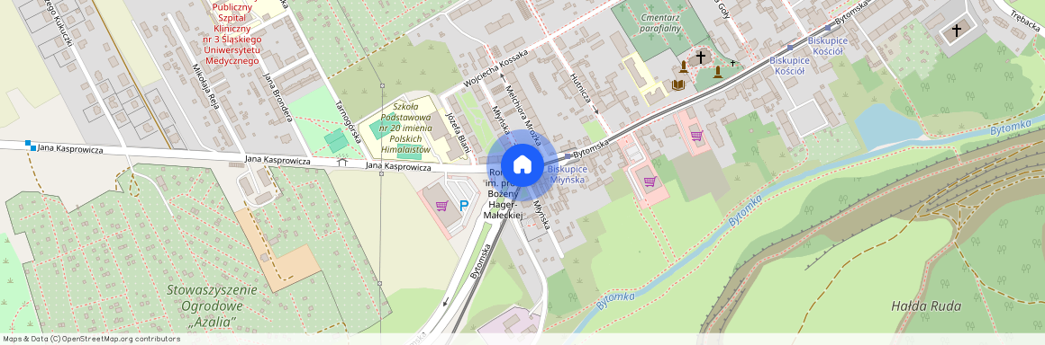 ul. Młyńska, Biskupice, Zabrze, śląskie