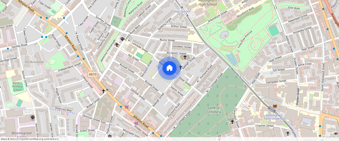 Flat 6, Tudor Court, Walter Street, Arboretum, Nottingham, NG7 4GD