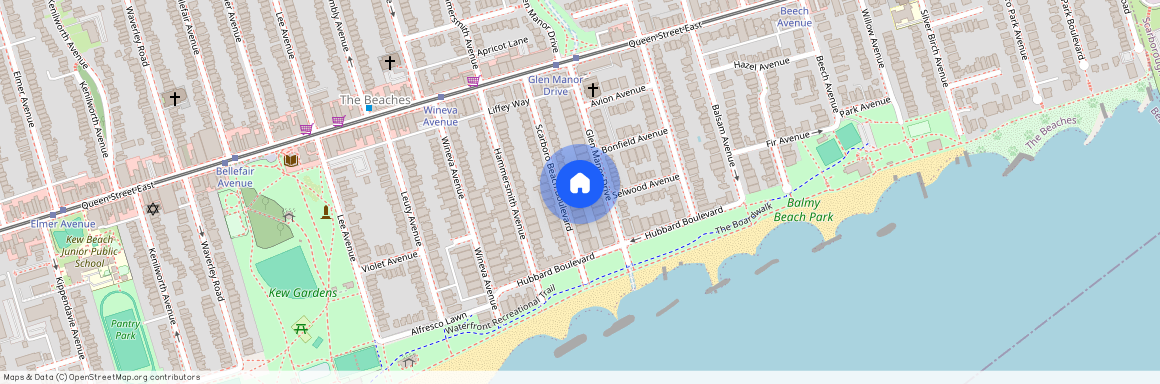 Scarboro Beach Lofts, #MAIN, 35-37 Scarboro Beach Boulevard, The Beach, Toronto