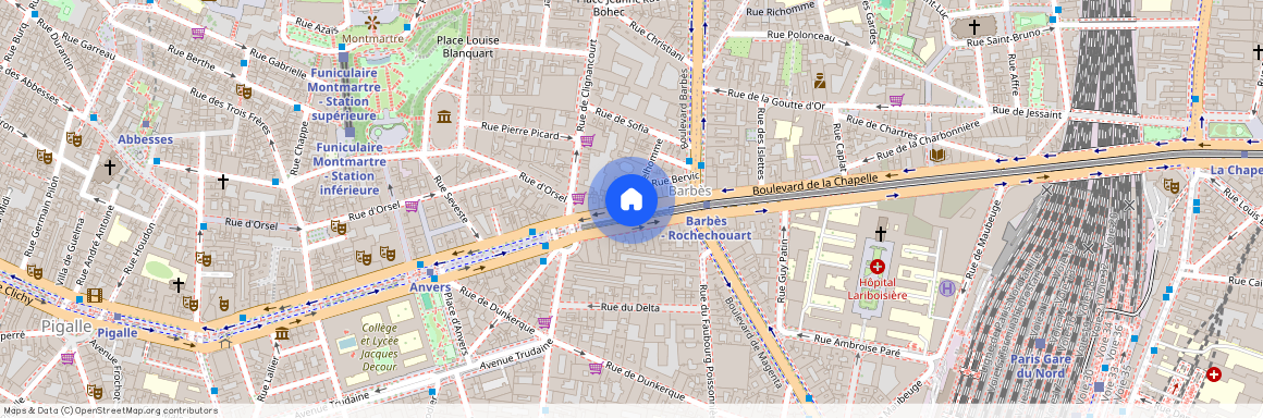 Building Boulevard Marguerite de Rochechouart - hobe - 1389228, Boulevard Marguerite de Rochechouart, Paris