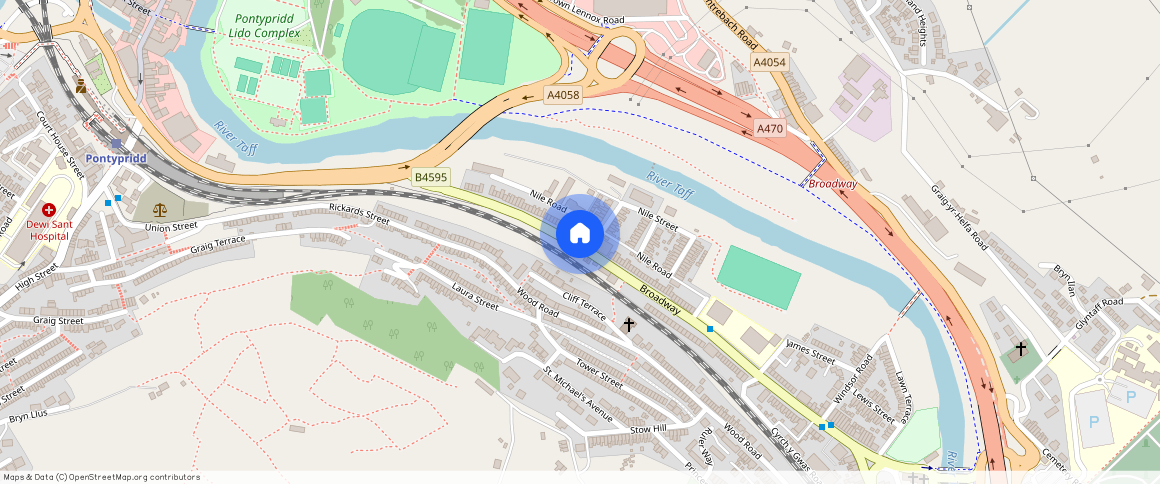 Broadway, Treforest, Pontypridd, Wales, CF37 1BD