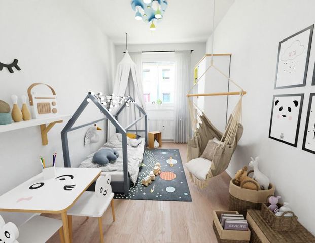 3-Raum-Wohnung mit Dusche, Aufzug und Balkon - Foto 1