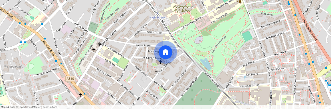 All Saints Street, Nottingham, Nottinghamshire, NG7 4DP