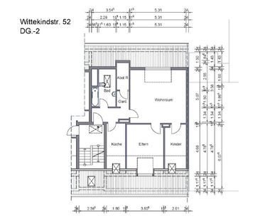 3-Raumwohnung im Dachgeschoß in Duisburg Zentrum zu vermieten. - Photo 2