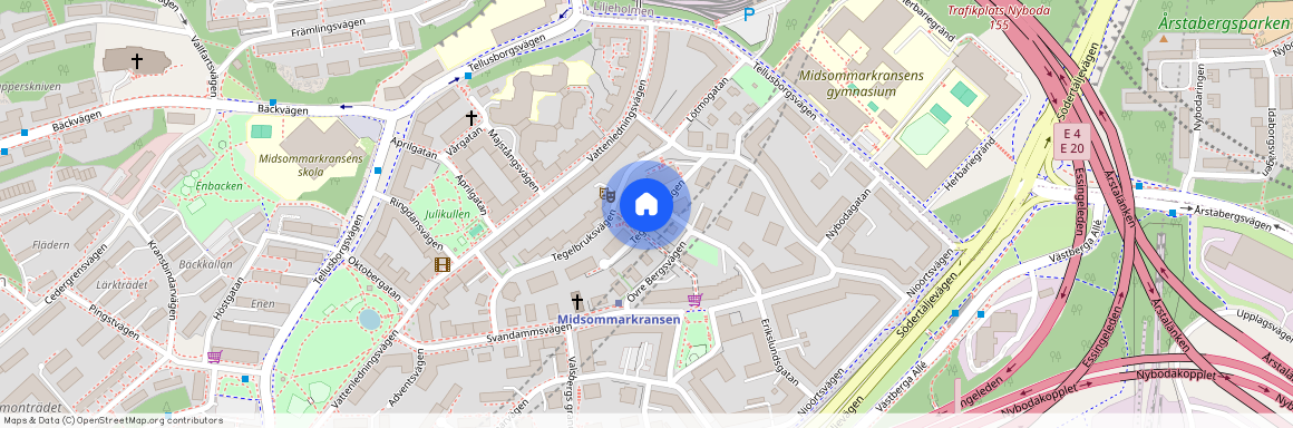 Midsommarkransen, Stockholm, Tegelbruksvägen 21