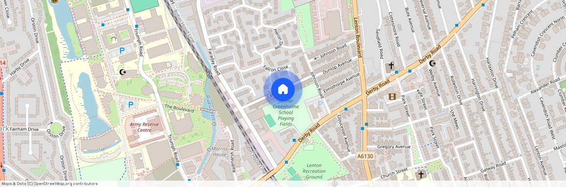 Cycle Road, Nottingham, NG7