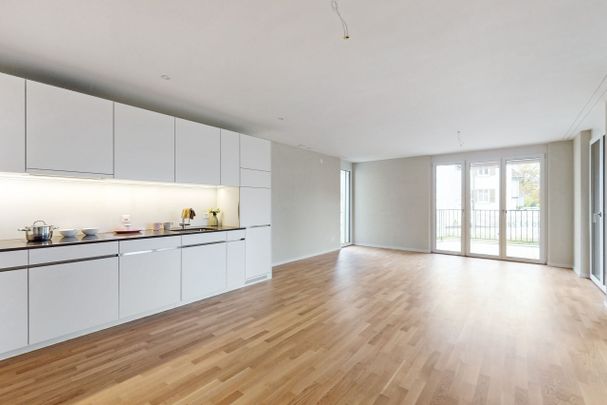 Privatsphäre auf Bodenhöhe - Stilvolle Neubauwohnung im Erdgeschoss! - Photo 1