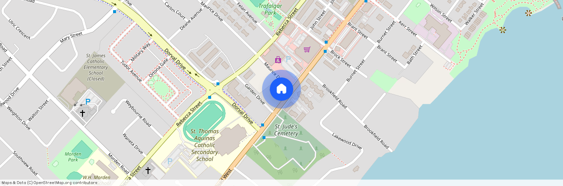 302 - 205 LAKESHORE ROAD W, Oakville, Oakville, Halton, L6K 1E5