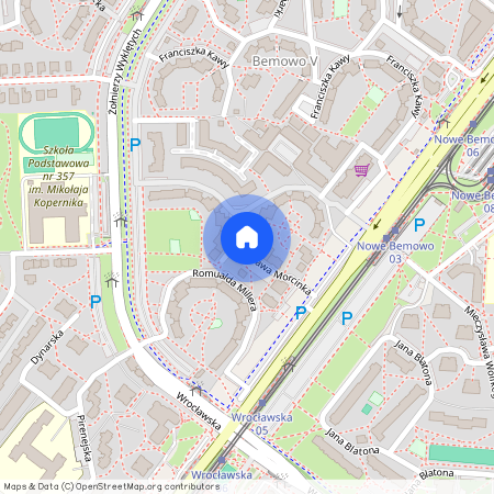 ul. Gustawa Morcinka, Bemowo-Lotnisko, Bemowo, Warszawa, mazowieckie