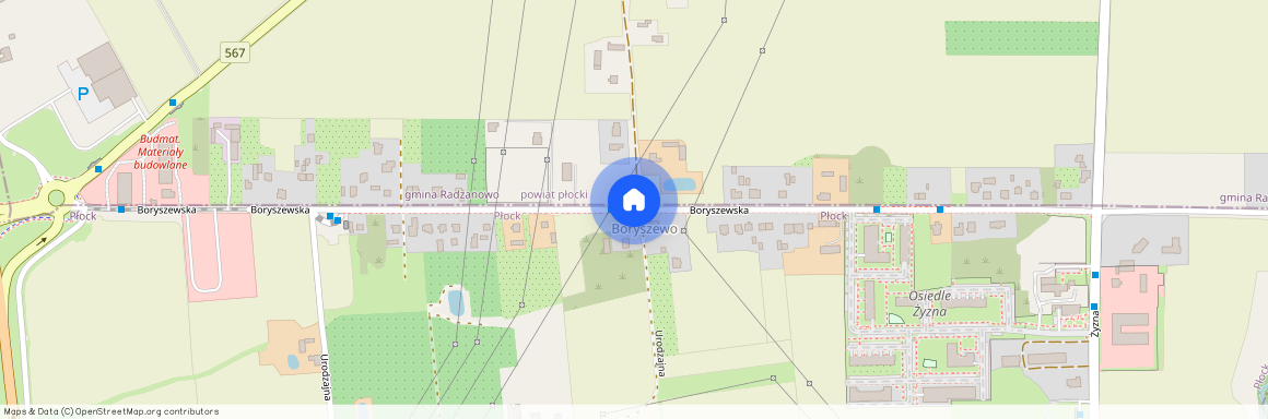 ul. Boryszewska, Płock, mazowieckie