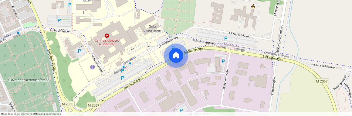 Blekingevägen, Kristianstad