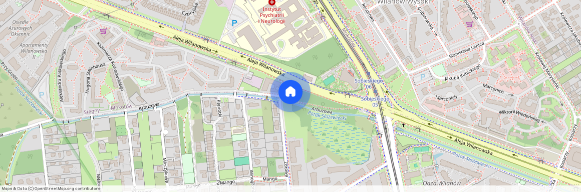 al. Aleja Wilanowska, Stegny, Mokotów, Warszawa, mazowieckie