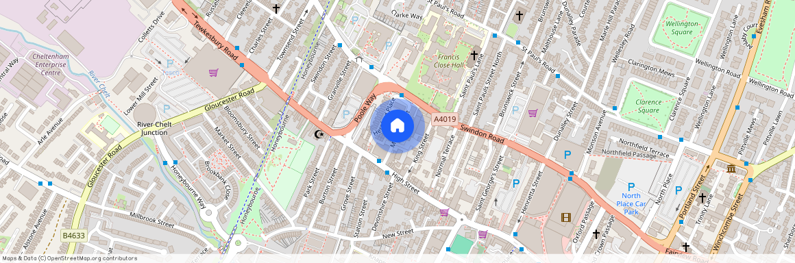 Milsom Street, Cheltenham, Gloucestershire, GL50