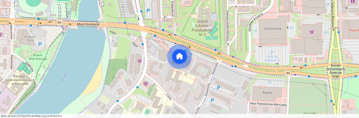 ul. Graniczna, Drabinianka, Rzeszów, podkarpackie