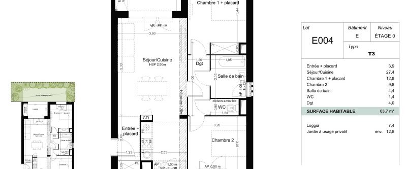 Location Appartement 3 pièces 63m² TOULOUSE 31400 - Photo 1