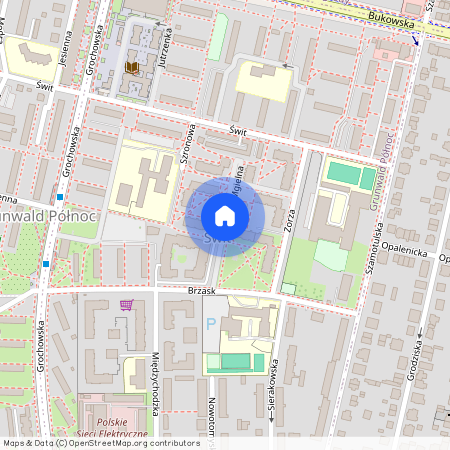 ul. Mgielna, Świt, Grunwald, Poznań, wielkopolskie