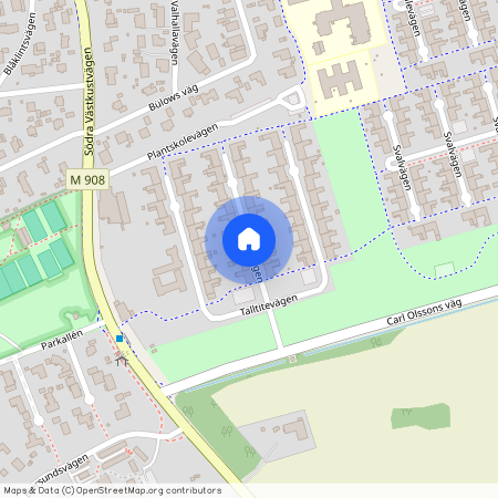 Talltitevägen, Bjärred